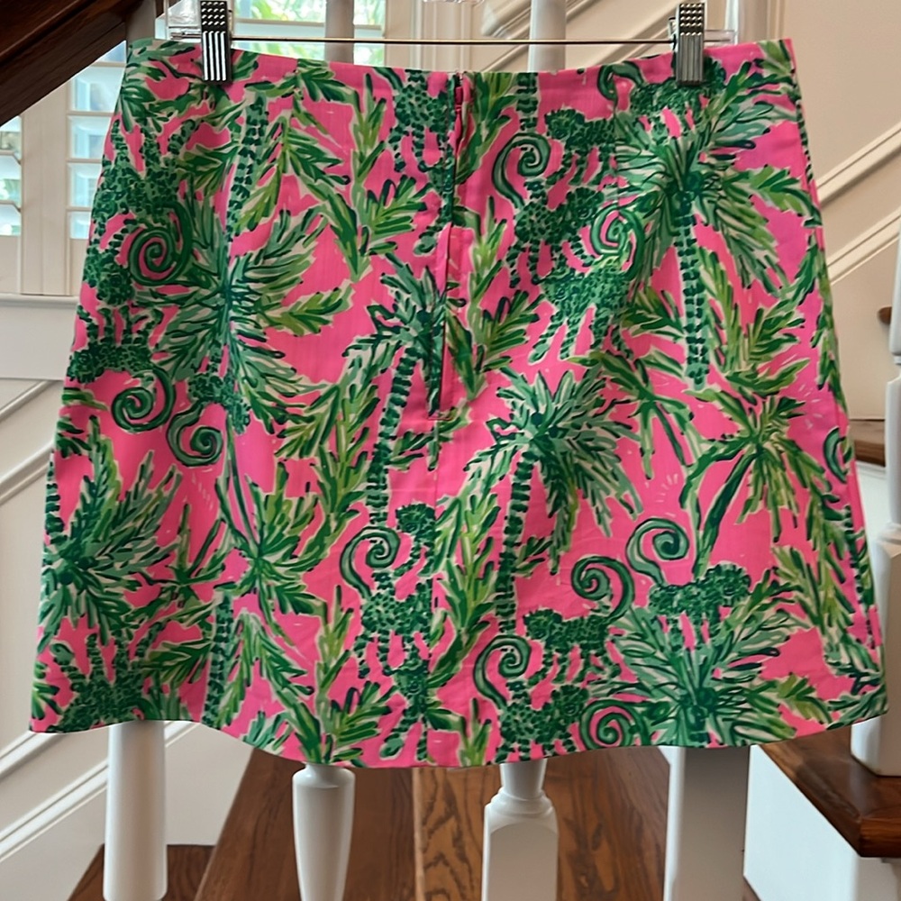 Pink and green Lilly Pulitzer skort - Picture 2 of 11
